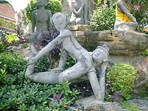ascetics performing Yoga